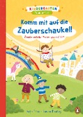 Cover-Bild zum Titel 'Kindergarten Wunderbar - Komm mit auf die Zauberschaukel!' von 'Katja Frixe'