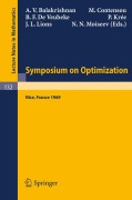 Cover-Bild zum Titel 'Symposium on Optimization' von ''