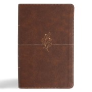 Cover-Bild zum Titel 'CSB Single-Column Personal Size Bible, Digital Study Edition, Brown Leathertouch' von 'Csb Bibles By Holman'
