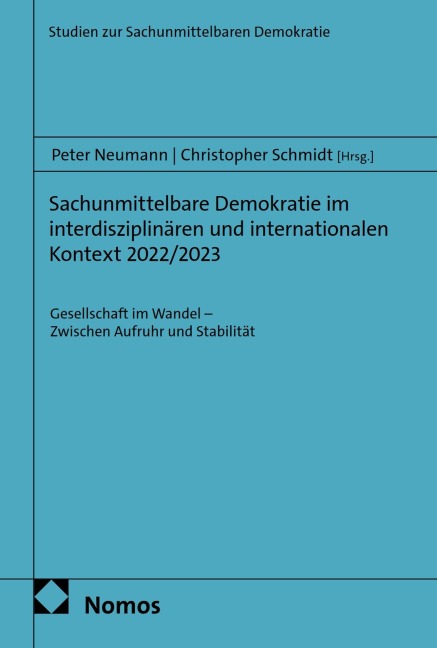 Sachunmittelbare Demokratie im interdisziplinären und internationalen Kontext 2022/2023 - 