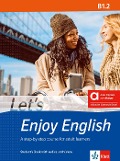 Cover-Bild zum Titel 'Let's Enjoy English B1.2 - Hybrid Edition allango' von ''