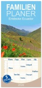 Cover-Bild zum Titel 'Familienplaner 2026 - Entdecke Ecuador mit 5 Spalten (Wandkalender, 21 x 45 cm) CALVENDO' von 'Askson Vargard'