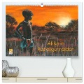 Afrika in Pastellgemälden (hochwertiger Premium Wandkalender 2025 DIN A2 quer), Kunstdruck in Hochglanz - Jitka Krause