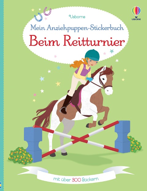Mein Anziehpuppen-Stickerbuch: Beim Reitturnier - Lucy Bowman