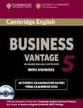 Cambridge English Business 5 Vantage Self-Study Pack (Student's Book with Answers and Audio CDs (2)) - Cambridge Esol