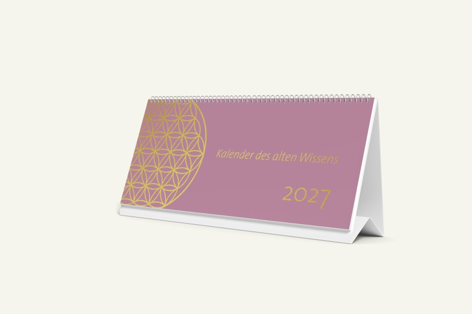 Kalender des alten Wissens - Tischkalender 2027 - Astrid Fallosch
