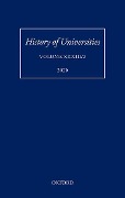 Cover-Bild zum Titel 'History of Universities Volume XXXIII/2' von 'Andrea Sangiacomo'