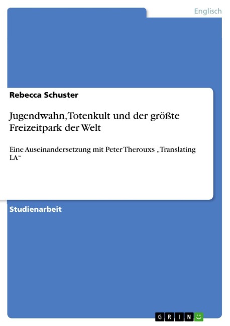 Jugendwahn, Totenkult und der größte Freizeitpark der Welt - Rebecca Schuster