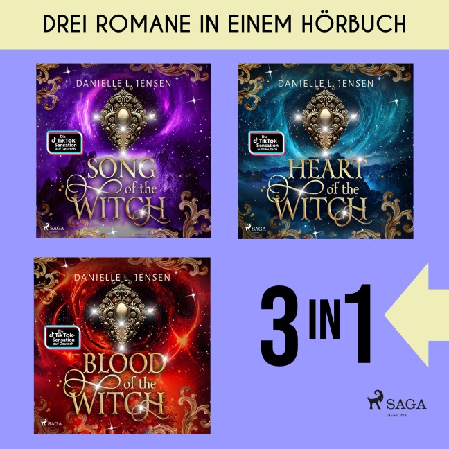 Song of the Witch, Heart of the Witch & Blood of the Witch - Danielle L. Jensen