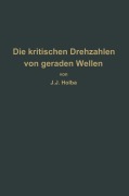 Cover-Bild zum Titel 'Berechnungsverfahren zur Bestimmung der kritischen Drehzahlen von geraden Wellen' von 'J. J. Holba'