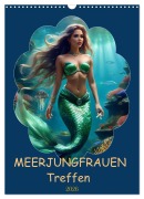 Cover-Bild zum Titel 'MEERJUNGFRAUEN Treffen (Wandkalender 2026 DIN A3 hoch), CALVENDO Monatskalender' von 'Jenö Keceli M.'