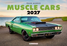 Cover-Bild zum Titel 'Muscle Cars Kalender 2027' von 'Frank Mundus'