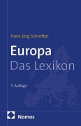 Cover-Bild zum Titel 'Europa' von 'Hans Jörg Schrötter'
