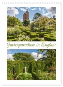 Cover-Bild zum Titel 'Gartenparadiese in England (Wandkalender 2026 DIN A3 hoch), CALVENDO Monatskalender' von 'Christian Müringer'