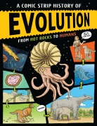 Cover-Bild zum Titel 'A Comic Strip History of Evolution' von 'Anna Claybourne'