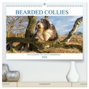 Cover-Bild zum Titel 'BEARDED COLLIES 2026 (hochwertiger Premium Wandkalender 2026 DIN A2 quer), Kunstdruck in Hochglanz' von 'Annett Mirsberger'