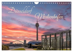 Cover-Bild zum Titel 'Düsseldorf Medienhafen (Wandkalender 2026 DIN A4 quer), CALVENDO Monatskalender' von 'Holger Weigelt'