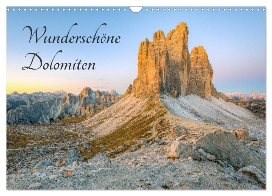 Wunderschöne Dolomiten (Wandkalender 2027 DIN A3 quer), CALVENDO Monatskalender - Michael Valjak