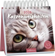 Postkartenkalender Katzenweisheiten 2026 - 