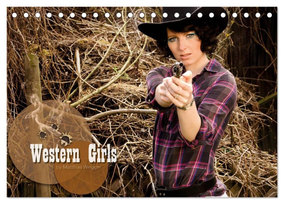 Western Girls (Tischkalender 2026 DIN A5 quer), CALVENDO Monatskalender - Matthias Weggel