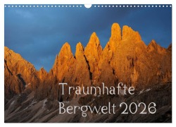Cover-Bild zum Titel 'Traumhafte Bergwelt Kalender (Wandkalender 2026 DIN A3 quer), CALVENDO Monatskalender' von 'Michael Kehl'