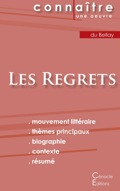 Fiche de lecture Les Regrets de Joachim du Bellay (Analyse littéraire de référence et résumé complet) - Joachim Du Bellay