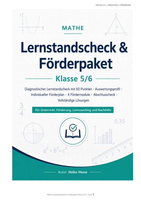 Lernstandscheck & Förderpaket - Klasse 5/6 - Heiko Hesse