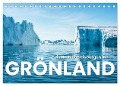 Zwischen den Eisbergen in Grönland (Tischkalender 2025 DIN A5 quer), CALVENDO Monatskalender - Happy Monkey