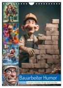 Cover-Bild zum Titel 'Bauarbeiter Humor (Wandkalender 2026 DIN A4 hoch), CALVENDO Monatskalender' von 'Steffen Gierok-Latniak'