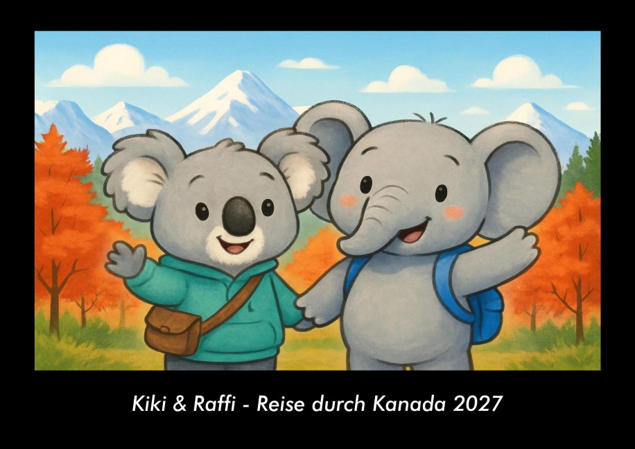Kiki & Raffi - Reise durch Kanada 2027 Fotokalender DIN A3 - Tobias Schmitt, Kevin Heber