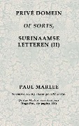 Cover-Bild zum Titel 'Prive Domein Of Sorts,: Surinaamse letteren (II)' von 'Paul Marlee'