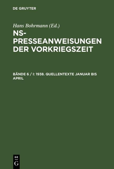 1938. Quellentexte - 