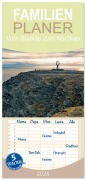 Cover-Bild zum Titel 'Familienplaner 2026 - Vom Südkap zum Nordkap mit 5 Spalten (Wandkalender, 21 x 45 cm) CALVENDO' von 'Christa Kramer'
