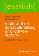 Cover-Bild zum Titel 'Funktionalität und Standardunterstützung von IoT-Software-Plattformen' von 'Sebastian Lempert, Alexander Pflaum'