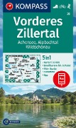 Cover-Bild zum Titel 'KOMPASS Wanderkarte 28 Vorderes Zillertal 1:50.000' von ''