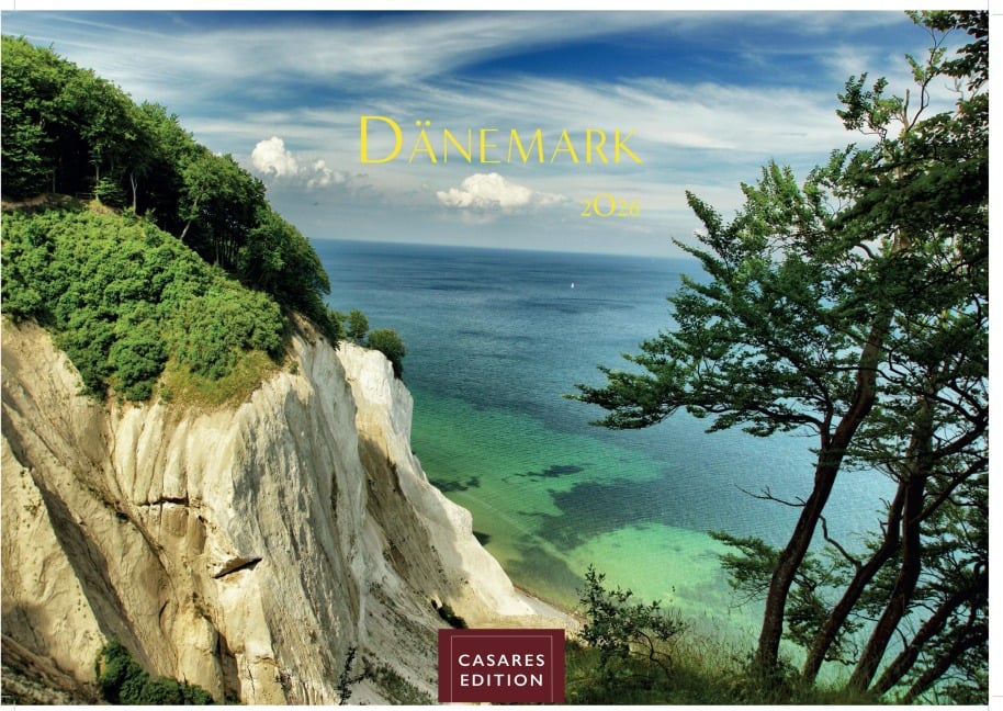 Dänemark Kalender 2026 - Wandkalender | Fotokalender Nordeuropa 35x50cm Grosses Format - Inspirierende Fotos von Dänemarks unberührter Natur, Küsten, Inseln und Wäldern - 