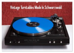 Cover-Bild zum Titel 'Vintage Turntables Made In Schwarzwald (Wandkalender 2026 DIN A2 quer), CALVENDO Monatskalender' von 'Gerhard Müller'