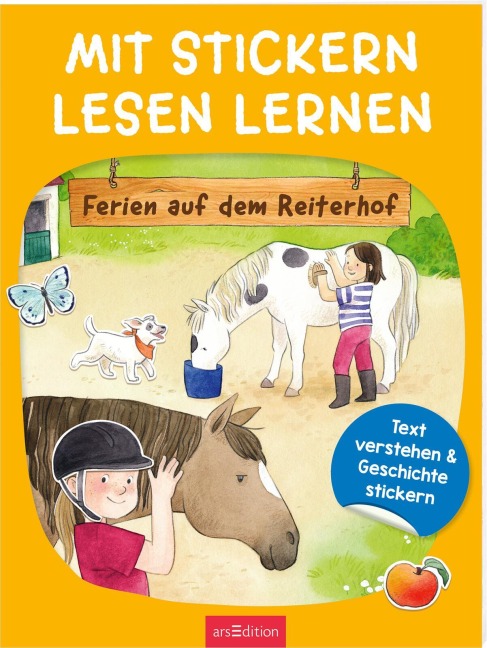 Mit Stickern Lesen lernen - Ferien auf dem Reiterhof - Annette Moser
