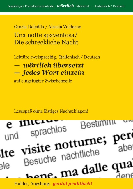 Una notte spaventosa / Die schreckliche Nacht - Grazia Deledda, Alessia Valdarno