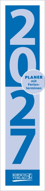 Streifenplaner Compact Blau 2027 - 