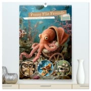 Cover-Bild zum Titel 'Funny Filz Freunde (hochwertiger Premium Wandkalender 2026 DIN A2 hoch), Kunstdruck in Hochglanz' von 'Cathrin Illgen'