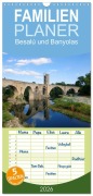 Familienplaner 2026 - Besalú und Banyolas mit 5 Spalten (Wandkalender, 21 x 45 cm) CALVENDO - Berthold Werner