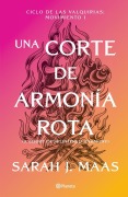 Cover-Bild zum Titel 'Una Corte de Armonía Rota / A Court of Splintered Harmony' von 'Sarah J Maas'