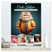 Cover-Bild zum Titel 'COOLE KATZEN Sprücheklopfer (hochwertiger Premium Wandkalender 2026 DIN A2 hoch), Kunstdruck in Hochglanz' von 'Melanie Viola'