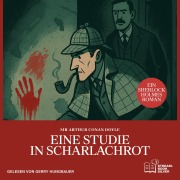 Cover-Bild zum Titel 'Eine Studie in Scharlachrot' von 'Arthur Conan Doyle'