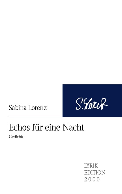 Echos für eine Nacht - Sabina Lorenz