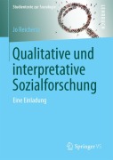 Cover-Bild zum Titel 'Qualitative und interpretative Sozialforschung' von 'Jo Reichertz'