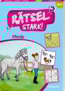Cover-Bild zum Titel 'Rätselstark. Pferde' von ''