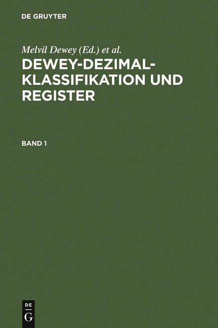 Dewey-Dezimalklassifikation und Register - 