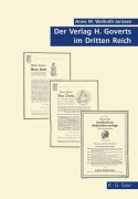 Cover-Bild zum Titel 'Der Verlag H. Goverts im Dritten Reich' von 'Anne-M. Wallrath-Janssen'